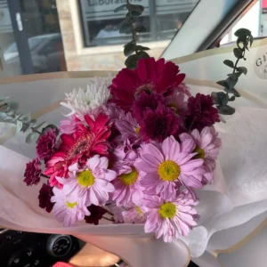 Ramo de gerberas y margaritas